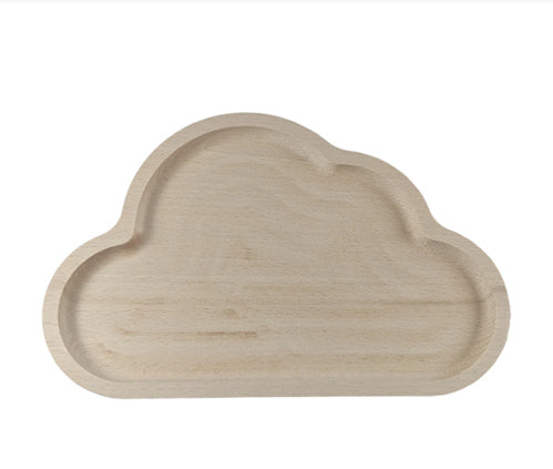 Wood Cloud Tray