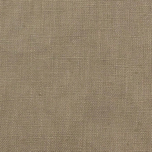 Stonewashed Linen Fabric. Beige