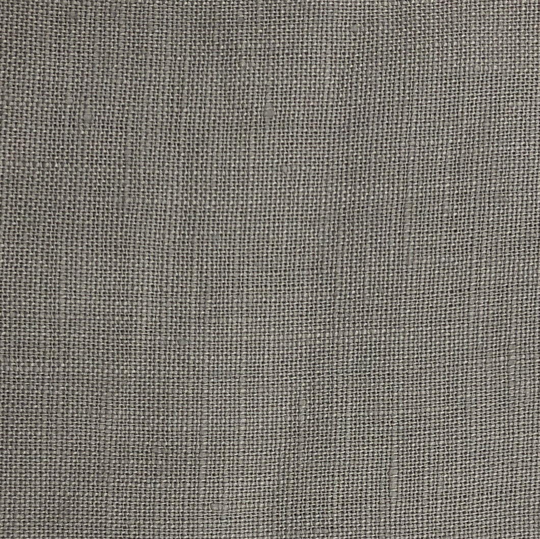 Stonewashed Linen Fabric. Light Grey