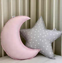 Load image into Gallery viewer, Set of Star and Moon Cushions