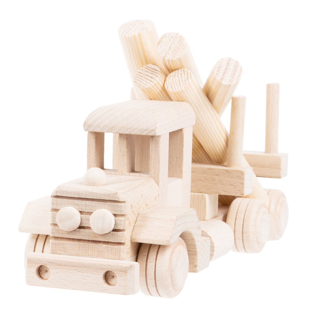 Wooden Log Truck – Fabulous Designs